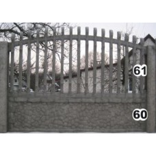 Панель забора верхняя
