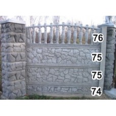 Панель забора нижняя