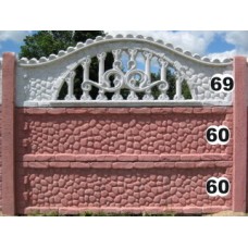 Панель забора верхняя