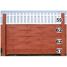 Панель забора верхняя