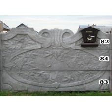 Панель забора средняя