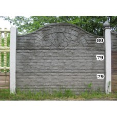 Панель забора верхняя