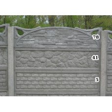 Панель забора верхняя