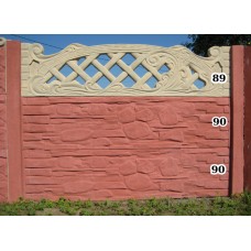 Панель забора верхняя