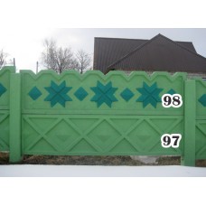 Панель забора нижняя