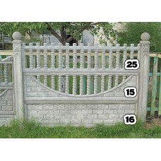 Панель забора верхняя