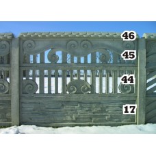 Панель забора средняя