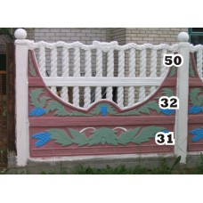 Панель забора нижняя