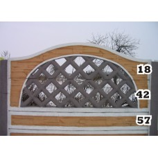 Панель забора нижняя