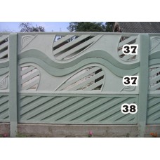 Панель забора верхняя